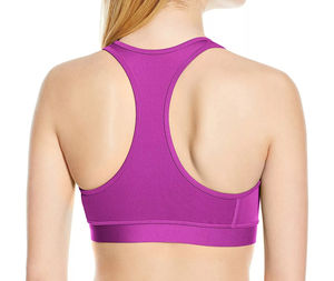 Soutien-gorge de sport en polyester spandex de haute qualité pour femmes séchage rapide léger Logo personnalisé grande taille pour les entraînements de course de yoga unis - Product Image 6