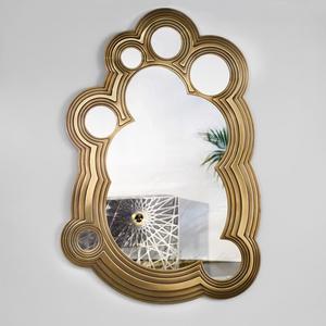 Miroir mural d'intérieur design Leave Design Miroir décoratif classique et moderne Plusieurs modèles de finition - Product Image 6