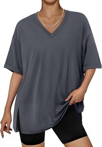 Camiseta de algodón de gran tamaño para mujer, proveedor OEM, estilo de corte holgado con logotipo de serigrafía personalizado, respetuosa con el medio ambiente - Product Image 4