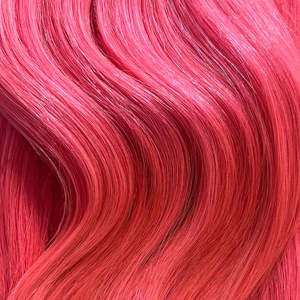 Extensions de cheveux à pointe en I en kératine 21 #   Cheveux humains Remy roses, lisses, à pointe plate - Product Image 2
