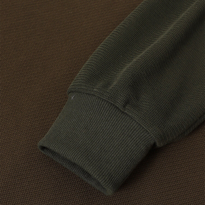 Sweat-shirt personnalisé à col ras du cou pour hommes, poids lourd, manches longues, tissu tissé en coton et polyester à impression numérique - Product Image 3