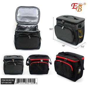 Borsa Termica per Pranzo in Neoprene Isolato EB 10X7.5X9.5, Borsa Frigo per Picnic con Chiusura a Cerniera, Stile Casual - Product Image 1