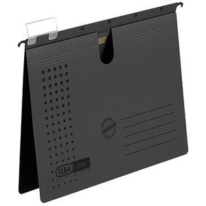 Chic ULTIMATE <b>A4</b> <b>File</b> Folders 240g/m Anthrazit 5/Pack ELBA - Product Image 1