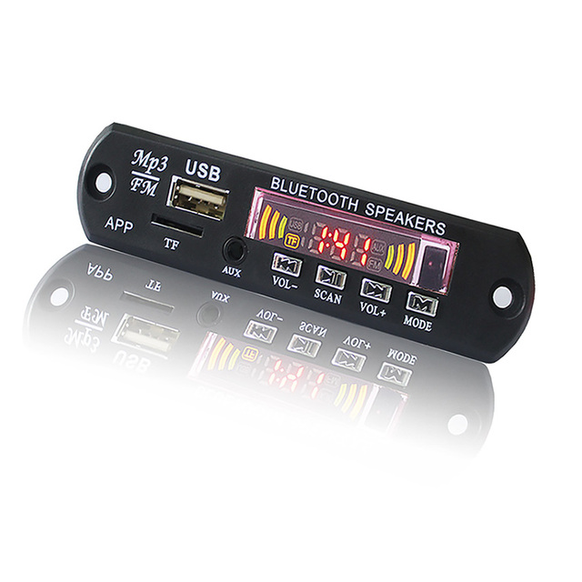 Speaker Sound Radio Bt MP3 Power Amplifier Decoder Module, Car Bt Headphone 12V Audio PCB Amplifier Decoder Board