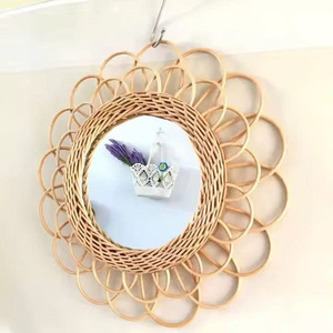 Wholesale Available <b>Set</b> of New Rattan <b>Wall</b> <b>Mirror</b> Decoration Modern Art Home Decor Wooden <b>Wall</b> <b>Mirror</b> - Product Image 3