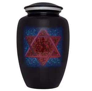 David Jewish Aluminium Cremation Urns Wholesale High Quality Metal Funeral Urns With Reasonable Prices