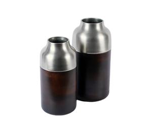 Florero Decorativo de Metal Negro de Diseño Moderno, Acabado Duradero para Bodas, Fiestas o Decoración del Hogar, Cantidad al por Mayor - Product Image 5