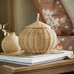 Cheap Wicker Baskets <b>Baby</b> Kid Children Best Gift Other Style Pear Fruit Shaped Rattan Hand Made Weaving <b>Storage</b> Basket - Product Image 2