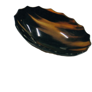 Bol à caviar en corne avec cuillère, fait à la main, imperméable, couleur naturelle, pour la maison, les restaurants, les fêtes et les cadeaux d'affaires - Product Image 1