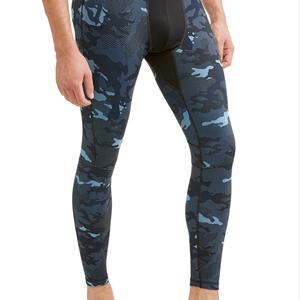 Pantalon de compression personnalisé, collants pour hommes, leggings de course à pied, de gymnastique, de sport, de fitness, de jogging, d'entraînement, leggings pour hommes - Product Image 2