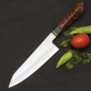 Couteau de cuisine de style japonais en acier supérieur, biseau unique, manche octogonal de qualité supérieure, couteau à trancher traditionnel professionnel - Product Image 2