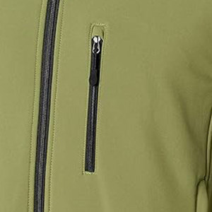 Chaqueta de Invierno Personalizada para Hombre, con Cierre, Resistente al Viento, Transpirable, de Softshell, con Logotipo Frontal, Tejido de Poliéster/Nailon - Product Image 4