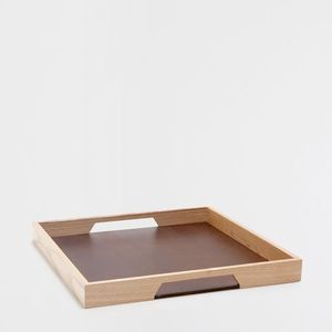 ถาดไม้วอลนัททรงกลมสีน้ำตาลชนบทขนาดเล็กออกแบบได้ตามที่ต้องการถาดใส่อาหารพร้อมที่จับถาดใส่สาร์ธรรมชาติ - Product Image 6