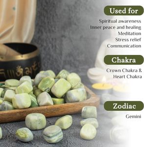 High Quality Bulk Serpentine Tumbles Healing <b>Crystals</b> <b>for</b> Spiritual Shops Other <b>Crystal</b> <b>Crafts</b> - Product Image 3