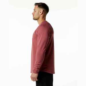 T-shirt pour homme en polyester/coton tricoté de couleur unie formelle avec col roulé et manches courtes - Product Image 3