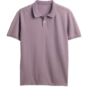 Camiseta Polo de Piqué para Hombre, Tejida, Bordada, Ajustada, Lisa, Transpirable, al por Mayor, de Manga Corta, Informal, para Golf, OEM - Product Image 1