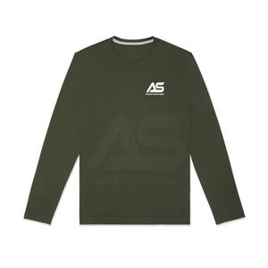 Fabriqué au Pakistan 100% coton T-shirts à manches longues pour hommes sur mesure Nouveau style T-shirts à manches longues pour hommes col rond - Product Image 1