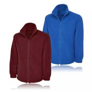 Classic <b>Fleece</b> Jacket Full Zip <b>Work</b> Wear Warm Casual Hoodie Thick Mens HeavyDuty for sale - Product Image 2