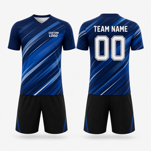 Conjunto de Camiseta de Fútbol con Estampado Digital para Hombre, Secado Rápido, Poliéster, con Bolsillos Laterales Dobles, Tallas 3XS-4XL - Product Image 3
