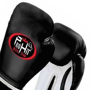 ถุงมือชกมวยหนังสำหรับผู้ชายถุงมือชกมวยกันน้ำมีลายพิมพ์โลโก้ออกแบบได้ตามต้องการ - Product Image 4