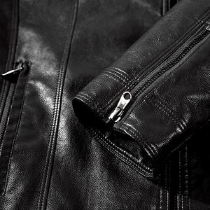 Nouvelle collection de vestes en cuir 100% avec design intégral pour hommes, vestes pour l'hiver, veste tendance pour hommes - Product Image 4