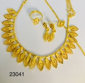 2024 Best Buy Ready 24K chapado en oro Estilo Vintage conjunto de joyería de moda fabricante indio inspirado Comoras Mayotte-cobre rápido - Product Image 2
