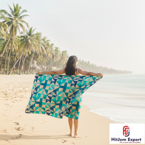 Pareo de Poliéster Transpirable para Mujer, Ropa de Playa Ligera, Estilo Vacacional y Resort - Product Image 5