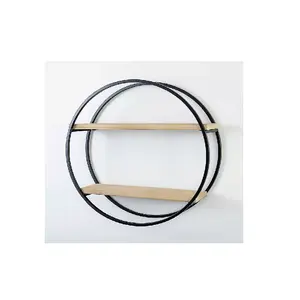 Moderne dekorative antike Metall wand dekorative Kreis 3D Metall wand kunst für Wand dekoration und runde Form und Design