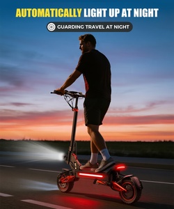 US EU UK <span class=keywords><strong>CA</strong></span> Warehouse <span class=keywords><strong>E</strong></span>-wheel Scooter eléctrico 1600W Motor 48v18ah Batería Doble suspensión 120kg Carga Control de aplicación electrónica - Product Image 2