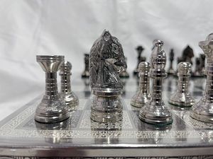 Luxury Handmade <b>Wood</b> Square <b>Chess</b> Board High Quality <b>Chess</b> Pieces Antique <b>Chess</b> <b>Set</b> Men Gift Indoor Gaming Family Best Price - Product Image 6