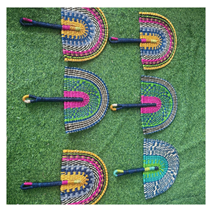 Abanico de Paja de Mar Tejido a Mano para Recuerdos de Eventos, Decoración del Hogar y Uso en Verano, Vietnam - Product Image 3