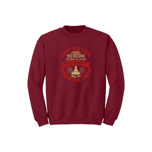 Sudadera de mezcla de algodón con temas de Buda Estampado Estilo informal 12 opciones de color 260-280 Colocación de diseño personalizable GSM pesado - Product Image 3