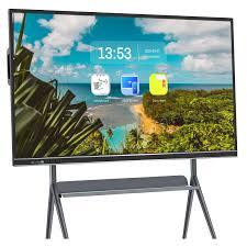 Monitor táctil inteligente de 75 pulgadas con Core i5 nuevo, 4GB de RAM + SSD de 256GB, pizarra electrónica interactiva 4K para presentaciones. - Product Image 3