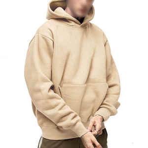 custom Luxury Hip Hop <b>Plain</b> <b>Hoodie</b> <b>Men</b> Blank Various Colored 100% Cotton <b>Hoodie</b> Streetwear Oversized Heavy <b>Hoodie</b> - Product Image 3