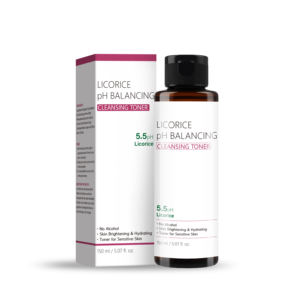 Custom Licorice 5.5pH Balancing Toner Soothes Irritation Hydrates <b>Skin</b> Balances Oil Secretion Suitable Sensitive Dry <b>Skin</b> - Product Image 1
