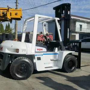 Montacargas TCM FD70 Usado <span class=keywords><strong>de</strong></span> 7 Toneladas en Buen Estado, en <span class=keywords><strong>Venta</strong></span>, con Bomba, Motor, Caja <span class=keywords><strong>de</strong></span> Cambios y Rodamientos Originales - Product Image 4