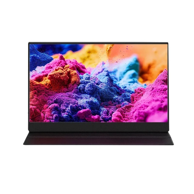 60Hz 340cd/m2 Brightness Quality OLED Portable Monitor 15.6 Inch 1074M Type-C+USB Gaming Portable Monitor for Gaming