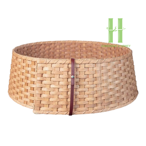 Handmade <b>Wicker</b> <b>Skirt</b> <b>for</b> <b>Christmas</b> Boho <b>Christmas</b> <b>Tree</b> Collar Vintage White <b>Christmas</b> <b>Tree</b> <b>Skirt</b> From Vietnam Factory - Product Image 4