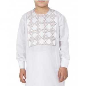 Vêtements pour enfants Afghani Cultural Pashtun Afghanistan Salwar Kameez Pour Enfants Garçons Noir Broderie Machine Imprimer Enfants Robe Afghane - Product Image 2