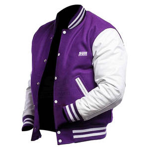 แจ็คเก็ตเลตเตอร์แมนผู้ชาย ดีไซน์โดดเด่น คุณภาพเยี่ยม ผ้าฝ้าย 100% ทรงตั้ง ระบายอากาศได้ดี เป็นมิตรกับสิ่งแวดล้อม เหมาะสำหรับฤดูหนาว วางจำหน่ายออนไลน์ - Product Image 3