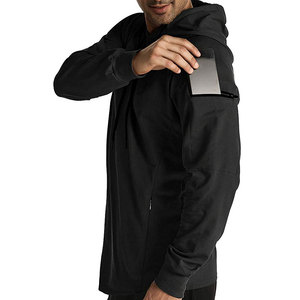 High Quality Streetwear Cotton <b>Blended</b> Gym Fitness Hoodies Oversized Wholesale Men Gym Fitness Hoodies - Product Image 2