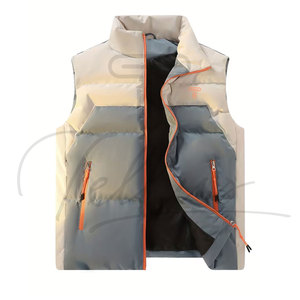 Chaleco Acolchado Informal Impermeable de Alta Calidad para Invierno, Chaqueta sin Mangas con Capucha para Hombre - Product Image 5