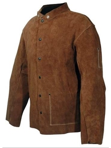 Chaqueta de Soldadura de Cuero Vacuno Genuino Personalizada, Transpirable, Ignífuga, Resistente al Fuego y al Calor, Color Personalizado - Product Image 6