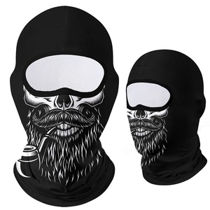 Pasamontañas, Máscara Facial para Motocicleta, Diseño de Payaso, Calavera Fantasma, Transpirable, Cortavientos, Protección UV, Polvo y Sol, Cobertura Facial Completa para Verano - Product Image 3