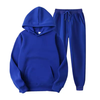 Ensemble de jogging personnalisé pour hommes et femmes, sweat-shirt en molleton rose, pantalon de jogging assorti, ensemble de sport streetwear, fabrication directe d'usine Sialkot