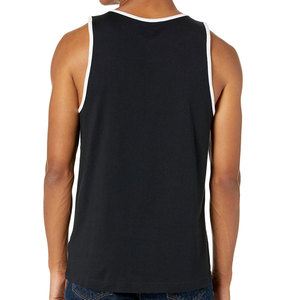 Wholesale Price Solid Color Men's Casual <b>Knitted</b> <b>Tank</b> <b>Top</b> 100% Cotton Breathable Customized OEM Service Sports Wear - Product Image 3