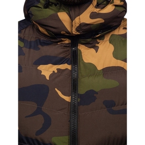 Gilet matelassé décontracté pour homme, doublure douce, col montant, veste sans manches matelassée coupe-vent - Product Image 2
