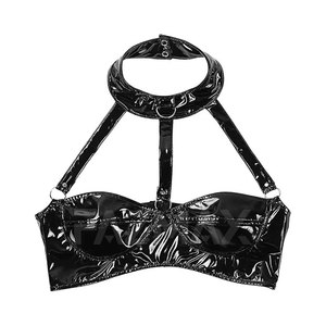 Pakistan Manufacturer Women Leather <b>Bra</b> Simple Breathable Light Support Yoga Waterproof High Quality Made in Stock - Product Image 3