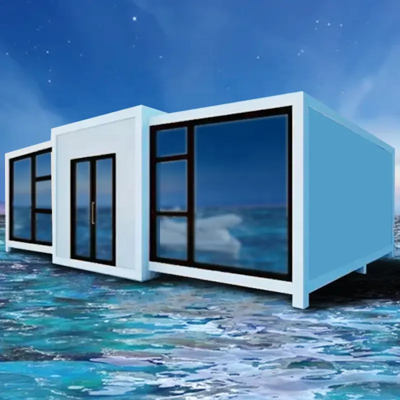 Movable Expandable shipping Container Frame House Prefabricated Prefab Modern Home Luxury Villa