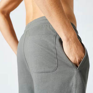 Nuevo estilo 100%, pantalones cortos de gimnasio de algodón orgánico para hombre, pantalones cortos ligeros transpirables de secado rápido, bolsillos delanteros y traseros, función antiarrugas - Product Image 6